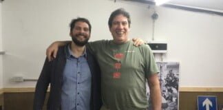 El pase: Luciano Galende y Nicolás Mársico. 21/06/2019