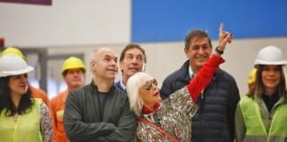 Diego Santilli, en la inauguración de las nuevas estaciones de la línea E: «Macri es el candidato»