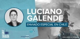 Luciano Galende desde Chile: «Hay un pueblo dispuesto a cualquier tipo de resistencia»