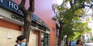 El móvil de Fabián Waldman desde el Hospital Italiano