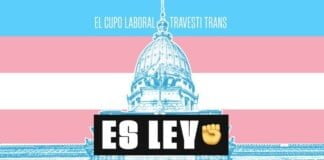 Es ley el cupo laboral travesti trans