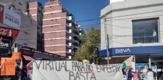 Nueva jornada de protestas contra las clases presenciales en la Ciudad
