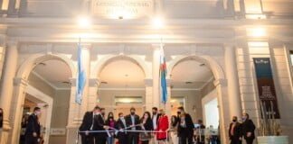 La Rioja: Quintela, Lammens y Bauer inauguraron las obras de recuperación del Paseo Cultural Castro Barros