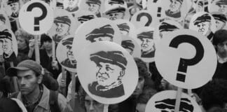 Proyectan el testimonio de Jorge Julio López sobre la fachada de la Comisión por la Memoria