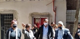 Santoro y López recorrieron obras de conectividad en Villa 20