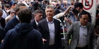 Macri no respondió preguntas y dijo: «Jamás espié ni ordené espiar a nadie»