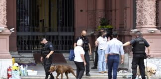 Amenaza de bomba en Casa Rosada