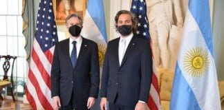 Santiago Cafiero se reúne con Antony Blinken en Washington