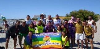 Comenzaron los juegos nacionales de playa LGBT+ 2022 en Puerto Madryn