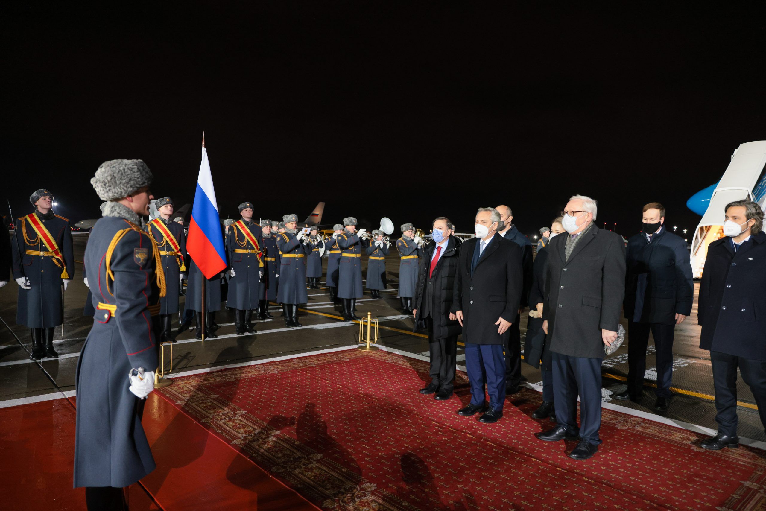 El Presidente Alberto Fernández arribó a Rusia