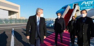 El Presidente llegó a China El Presidente llegó a China