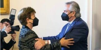 Alberto Fernández dialogó con la titular del Fondo Monetario Internacional, Kristalina Georgieva