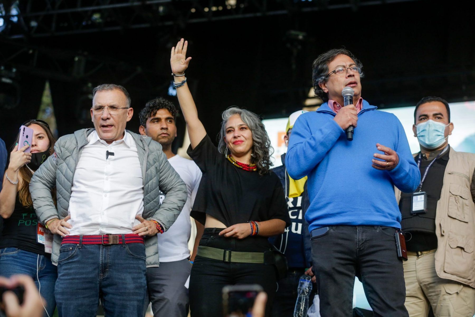 María José Pizarro y Gustavo Petro