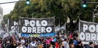 Movimientos sociales de izquierda anuncian un acampe en la avenida 9 de Julio Movimientos sociales de izquierda