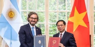 Santiago Cafiero visitó Vietnam para ampliar acuerdos comerciales