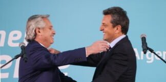 Massa asumió como ministro pero habló como presidente