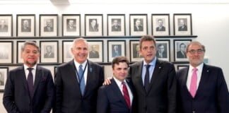 Massa en EEUU: se reunió con funcionarios del Departamento de Estado
