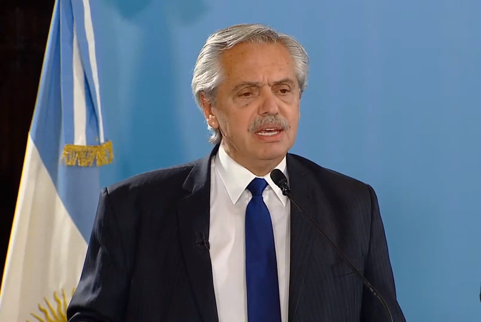 Alberto Fernández: «Tenemos que ser inflexibles ante el crimen organizado»