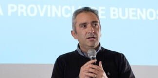 Larroque: «El desafío es entrar al balotaje y que prime la cordura para que Massa sea Presidente» Andrés Larroque