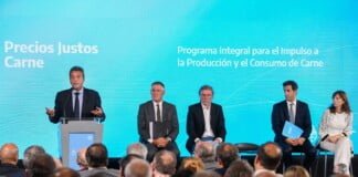Massa lanzó el programa “Precios Justos Carne”