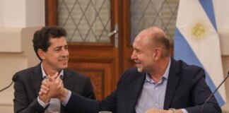 De Pedro firmó acuerdos con Perotti