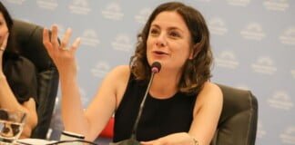 Siley dijo que el DNU es «una puesta en venta de la Patria» Vanesa Siley