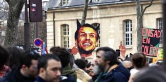 Décima jornada de movilización multitudinaria contra la reforma de pensiones en Francia