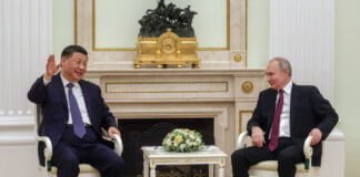 Xi Jinping y Vladimir Putin se reunieron en el Kremlin