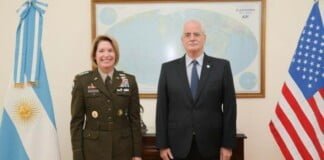 Taiana recibió a la jefa del Comando Sur de EE.UU. Taiana recibió a la jefa del Comando Sur de EE.UU.