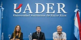 Vidal de campaña en Entre Ríos con Frigerio