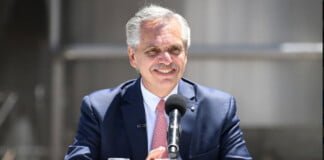 El Presidente inaugura obras en Lanús Alberto Fernández