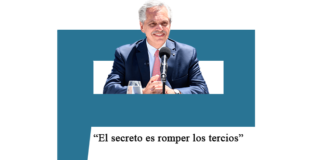 «El secreto es romper los tercios», Alberto Fernández, presidente de la Nación