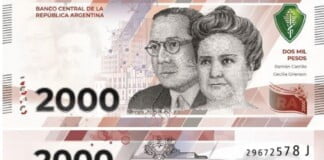El nuevo billete de 2.000 pesos circulará antes de lo previsto