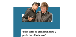 «Dipy sería un gran intendente», Javier Milei