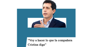 Eduardo “Wado” De Pedro: “Voy a hacer lo que la compañera Cristina diga”