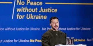 Zelenski visitó La Haya y pidió la condena de Putin zelenski