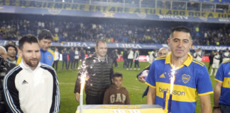 Riquelme dio su última función La despedida de Riquelme
