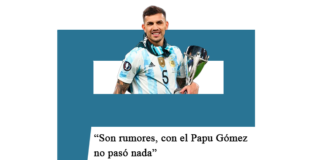 Leandro Paredes: «Son rumores, con el ‘Papu’ Gómez no pasó nada»