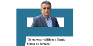Agustín Rossi: «Es un error calificar a Sergio Massa de derecha» Agustín Rossi