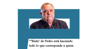 Eduardo Valdés: «‘Wado’ de Pedro está haciendo todo lo que corresponde a quien aspira a liderar nuestro sector»