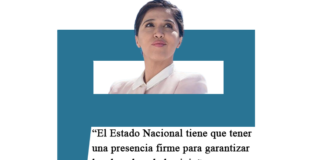 Victoria Montenegro: «El Estado Nacional tiene que tener una presencia firme para garantizar los derechos de los jujeños»