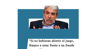 Aníbal Fernández: «Si no hubieran abierto el juego, íbamos a estar frente a un fraude procesal»