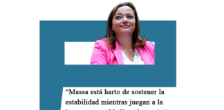 Cecilia Moreau: «Massa está harto de sostener la estabilidad mientras otros se dedican a jugar a la interna con soldaditos de cartón» cecilia moreau