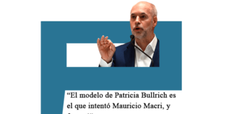 Horacio Rodríguez Larreta: «El modelo de Patricia Bullrich es el que intentó Mauricio Macri, y fracasó»