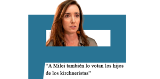 Victoria Villarruel: «A Milei también lo votan los hijos de los kirchneristas»