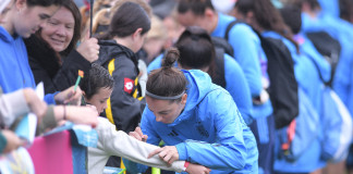 La Selección argentina de fútbol femenino tuvo su primera práctica abierta en Auckland La Selección argentina de fútbol femenino tuvo su primera práctica abierta en Auckland