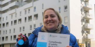 Maggiotti y Lammens entregaron viviendas en CABA
