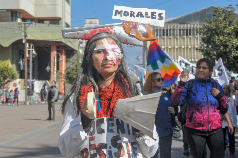 Docentes jujeños marcharon hoy por "incumplimiento de paritarias"