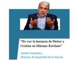 Aníbal Fernández: “No veo la herencia de Néstor y Cristina en Máximo Kirchner”