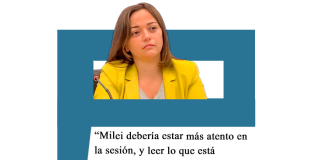 Cecilia Moreau: Milei debería estar más atento en la sesión, y leer lo que está votando